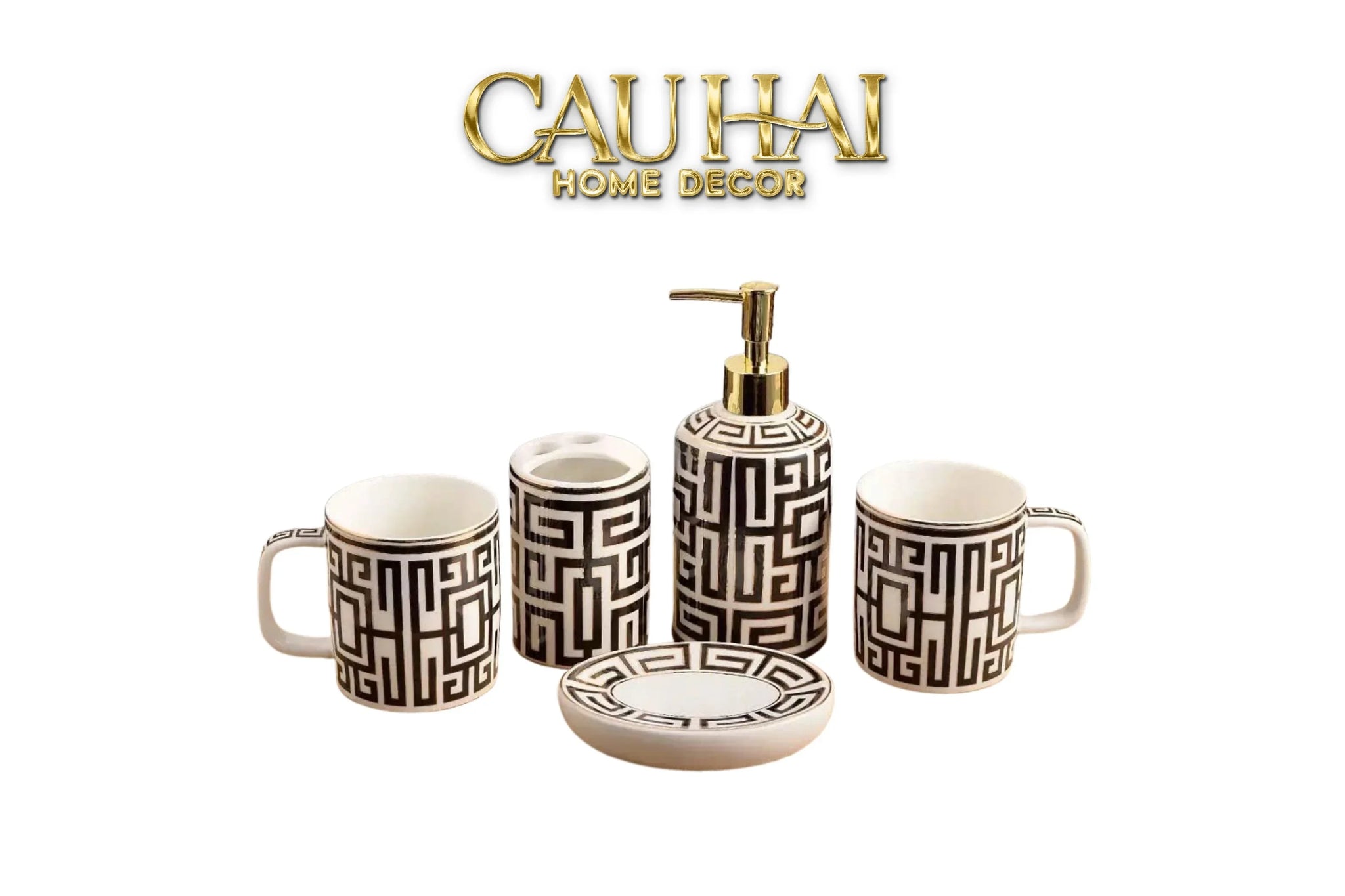 Maison Couture - Set Nhà Tắm GVC Class Symmetry Code · Intellectual Chic Bathroom Vanity 5Pcs-Set nhà tắm bathroom vanities-CẬU HAI HOME DECOR
