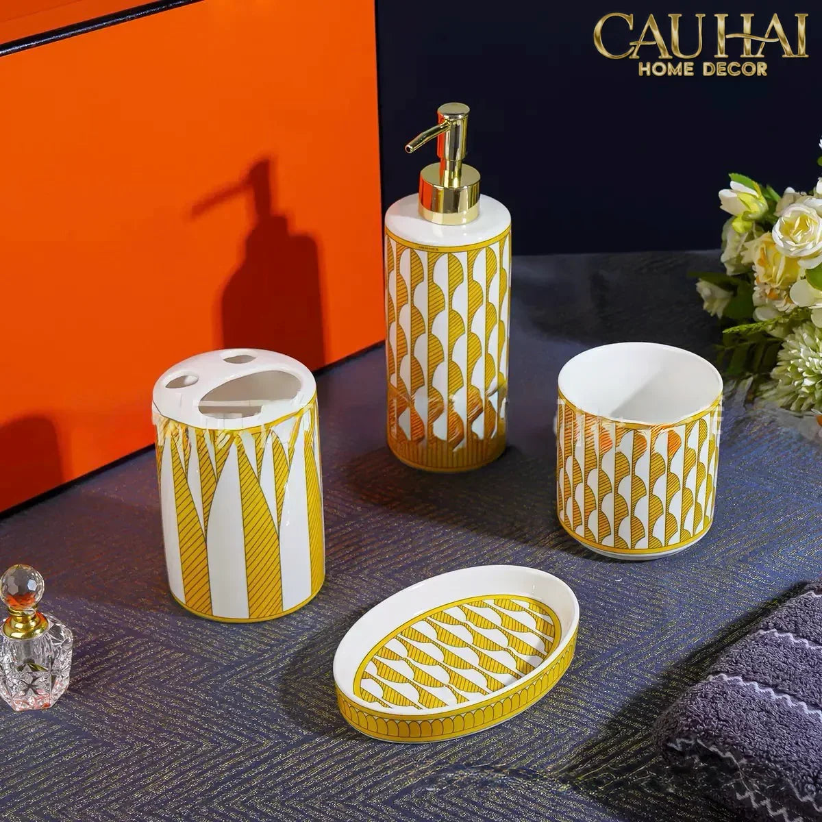 Maison Couture - Set Nhà Tắm H Class Royale Blue Château Bathroom Vanity-Set nhà tắm bathroom vanities-CẬU HAI HOME DECOR