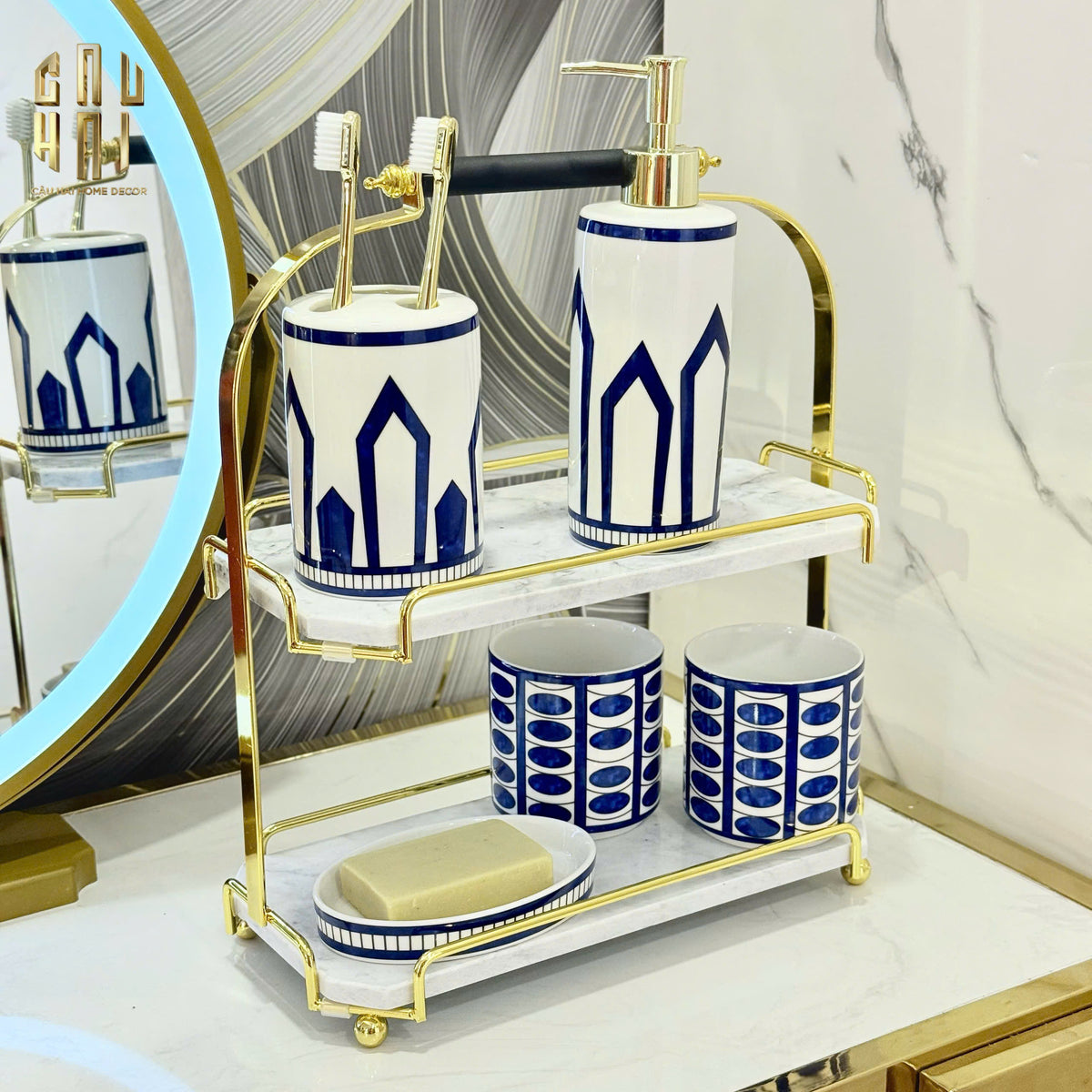 Maison Couture - Set Nhà Tắm H Class Royale Blue Château Bathroom Vanity-Set nhà tắm bathroom vanities-Đối tác tại Trung Quốc theo từng đơn đặt hàng-CẬU HAI HOME DECOR