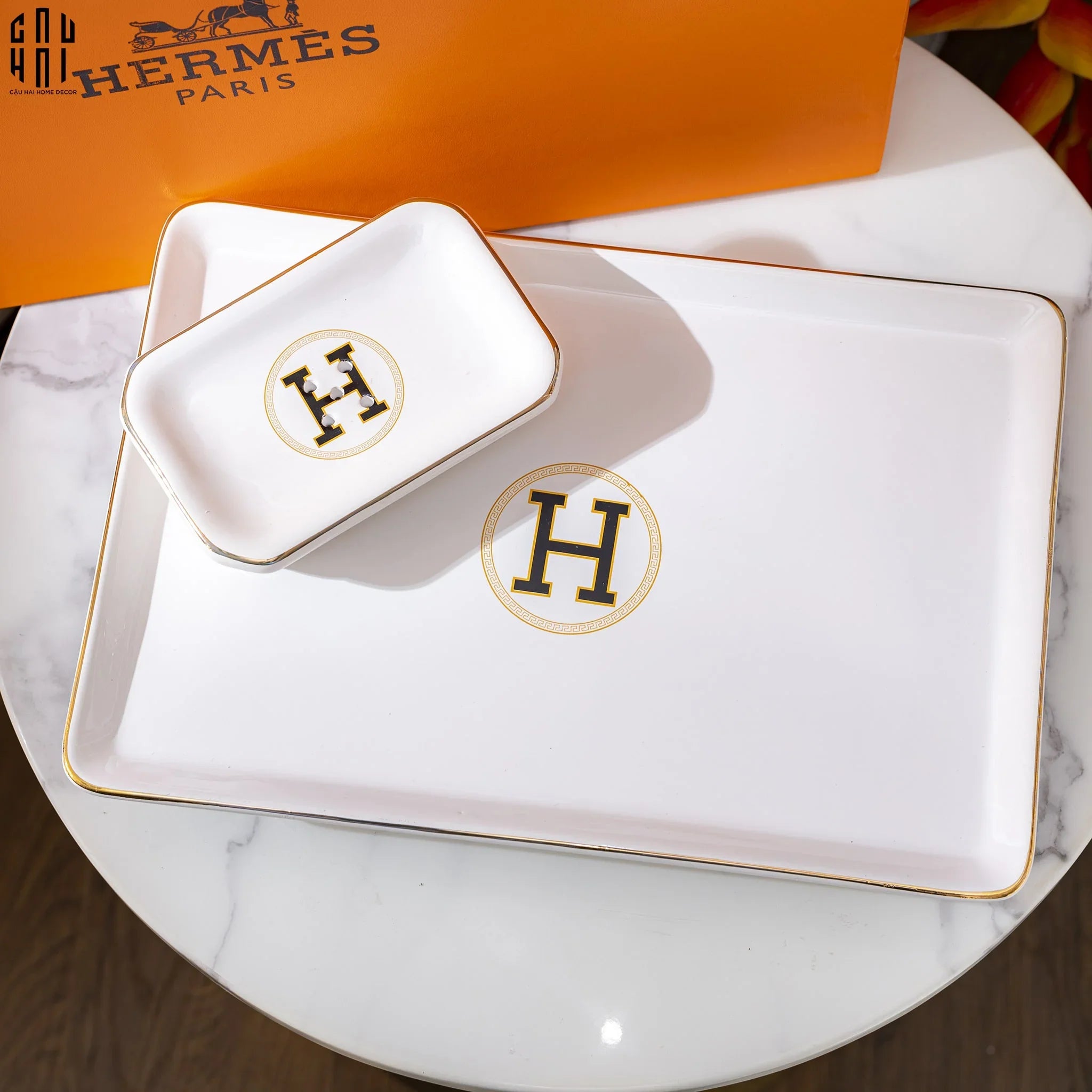 Maison Couture - Set Nhà Tắm Henderson - Pearl White Porcelain Bathroom Vanity 4Pcs-Set nhà tắm bathroom vanities-CẬU HAI HOME DECOR