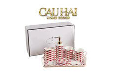 Maison Couture - Set Nhà Tắm P Class -Moda Code Rouge Modulaire · Bathroom Vanities 6Pcs-Set nhà tắm bathroom vanities-CẬU HAI HOME DECOR