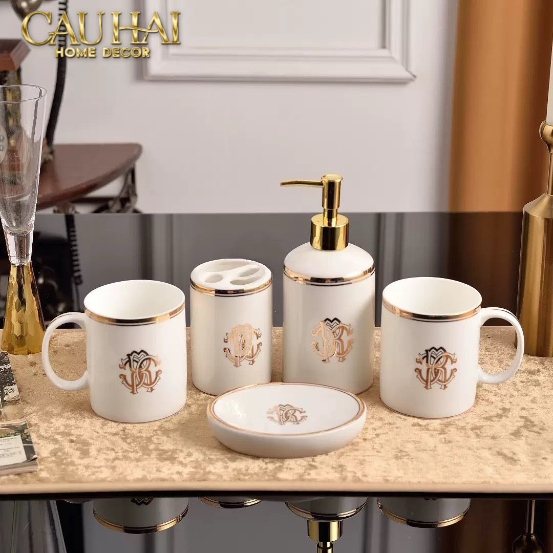Maison Couture - Set Nhà Tắm RC Class Renaissance Cavalli D’Ivoire 5Pcs Bathroom Vanity-Set nhà tắm bathroom vanities-Đối tác tại Trung Quốc theo từng đơn đặt hàng-CẬU HAI HOME DECOR