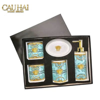 Maison Couture - Set Nhà Tắm V Class Medusa Golden Greek Key Bathroom Vanity 5Pcs-Set nhà tắm bathroom vanities-CẬU HAI HOME DECOR