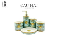 Maison Couture - Set Nhà Tắm V Class Medusa Scala Del Palazzo . 5Pcs Bathroom Vanities-PHỤ KIỆN NHÀ TẮM-CẬU HAI HOME DECOR