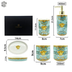 Maison Couture - Set Nhà Tắm V Class Medusa Scala Del Palazzo . 5Pcs Bathroom Vanities-PHỤ KIỆN NHÀ TẮM-CẬU HAI HOME DECOR
