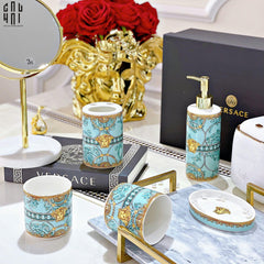 Maison Couture - Set Nhà Tắm V Class Medusa Scala Del Palazzo . 5Pcs Bathroom Vanities-PHỤ KIỆN NHÀ TẮM-CẬU HAI HOME DECOR