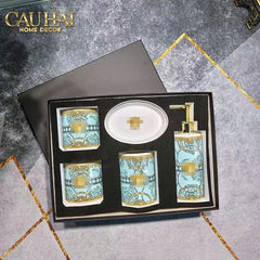 Maison Couture - Set Nhà Tắm V Class Medusa Scala Del Palazzo . 5Pcs Bathroom Vanities-PHỤ KIỆN NHÀ TẮM-CẬU HAI HOME DECOR