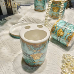 Maison Couture - Set Nhà Tắm V Class Medusa Scala Del Palazzo . 5Pcs Bathroom Vanities-PHỤ KIỆN NHÀ TẮM-CẬU HAI HOME DECOR
