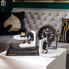 Maison Couture - Set Tượng Chặn Sách Troy Marble Stone Bookend 14x15-SÁCH TRANG TRÍ-CẬU HAI HOME DECOR