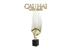 Maison Couture - Set Tượng Khổng Tước Éventail de l’Empereur Plumage de Paon H66-TƯỢNG TRANG TRÍ-CẬU HAI HOME DECOR