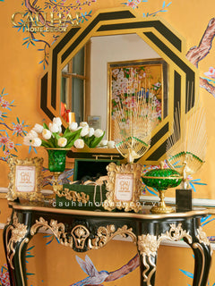 Maison Couture - Set Tượng Khổng Tước Éventail de l’Empereur Plumage de Paon H66-TƯỢNG TRANG TRÍ-CẬU HAI HOME DECOR