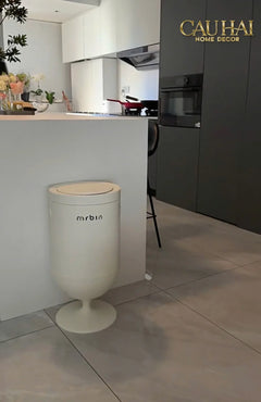 Maison Couture - Thùng Rác Cảm Biến Premium Blanc Coupe de Mr Bin 20L - Auto Lid D32 H61-Thùng Rác-CẬU HAI HOME DECOR