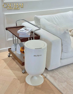 Maison Couture - Thùng Rác Cảm Biến Premium Blanc Coupe de Mr Bin 20L - Auto Lid D32 H61-Thùng Rác-CẬU HAI HOME DECOR