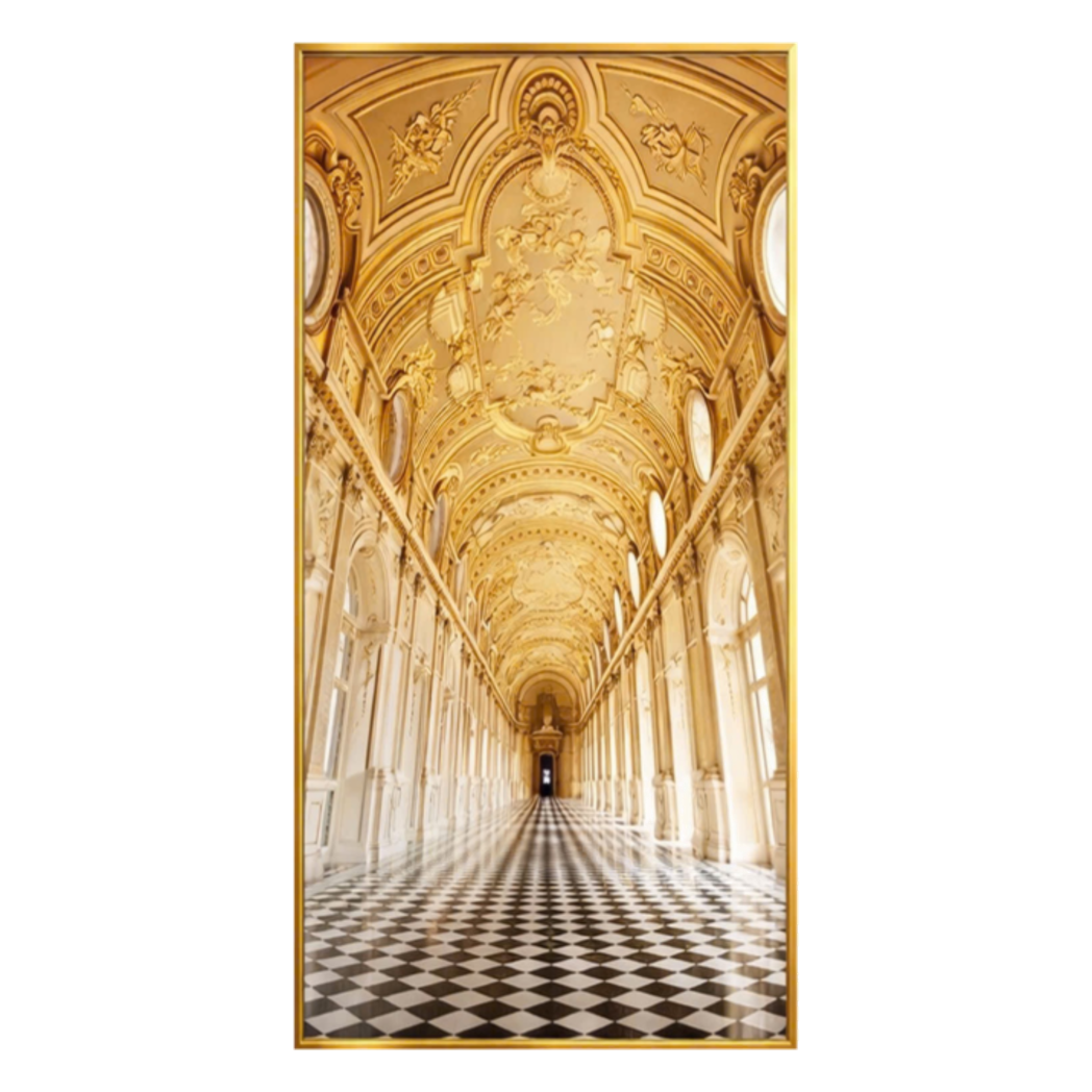 Maison Couture - Tranh Mica Tráng Gương In UV L'Arc D'Or Majestueux 130x250 - Cậu Hai Home Decor