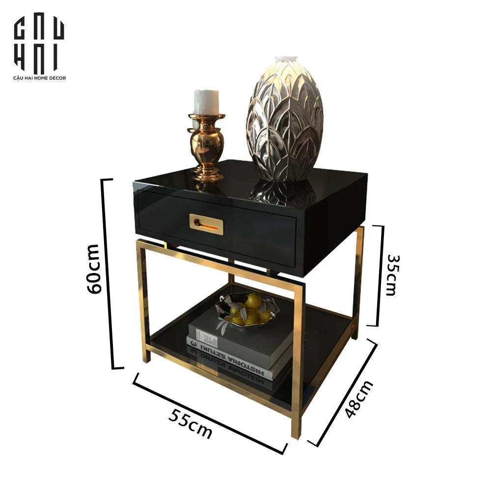Maison Couture - Tủ Đầu Giường Cao Cấp Alure Premium 2K 48x55x60-TƯỢNG TRANG TRÍ-CẬU HAI HOME DECOR