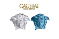 Maison Couture - Tượng Bình Hoa Medusa V Class Vase - Blue / Blanc-TƯỢNG TRANG TRÍ-CẬU HAI HOME DECOR