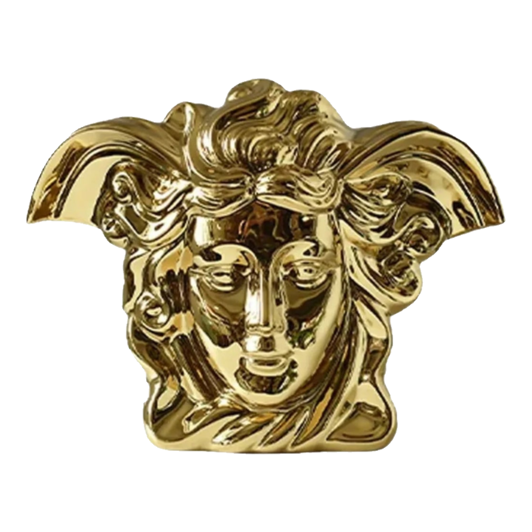 Maison Couture - Tượng Bình Hoa V Class Golden Goddess Medusa Fascination 20x34x22