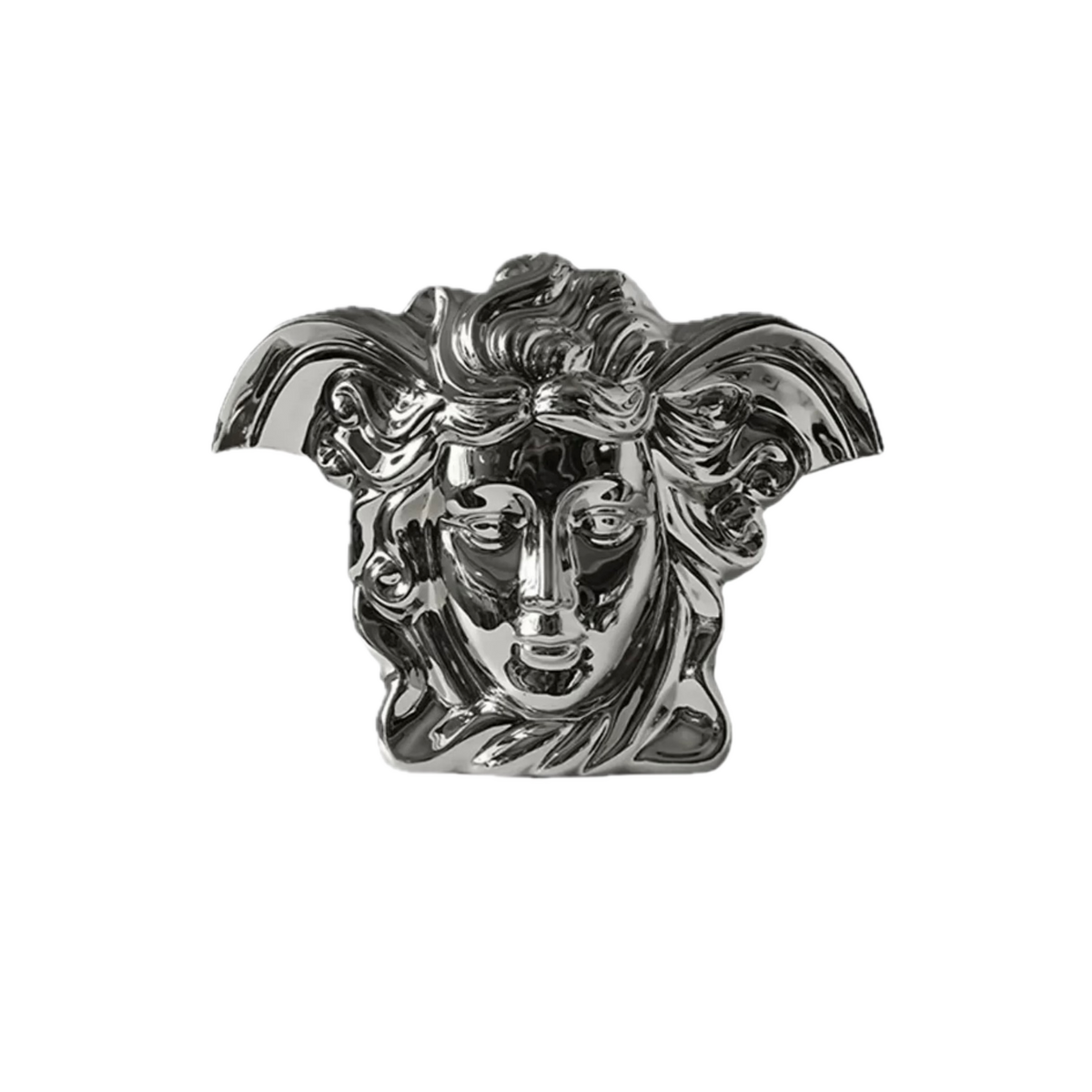 Maison Couture - Tượng Bình Hoa V Class Silver Medusa Fascination 20x34x22
