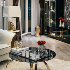 Maison Couture - Tượng Bộ Bàn Cờ Pha Lê Majestic Cristalleries Chess 37x37x9-TƯỢNG TRANG TRÍ-CẬU HAI HOME DECOR
