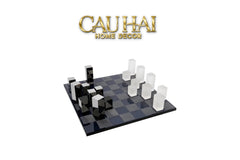 Maison Couture - Tượng Bộ Bàn Cờ Pha Lê Majestic Cristalleries Chess 37x37x9-TƯỢNG TRANG TRÍ-CẬU HAI HOME DECOR