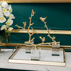 Maison Couture - Tượng Brasson Crystal Four Seasons Bird Ss25-TƯỢNG TRANG TRÍ-CẬU HAI HOME DECOR