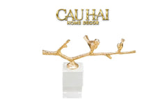 Maison Couture - Tượng Brasson Crystal Four Seasons Bird Ss25-TƯỢNG TRANG TRÍ-CẬU HAI HOME DECOR