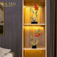 Maison Couture - Tượng Cá Chép Vượt Vũ Môn Coralia Impériale Ss25-TƯỢNG TRANG TRÍ-CẬU HAI HOME DECOR