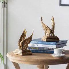 Maison Couture - Tượng Chặn Sách Cánh Thiên Thần - Gabriel Angel Wings 15x15x7.5-TƯỢNG TRANG TRÍ-CẬU HAI HOME DECOR