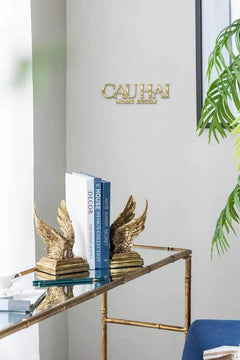 Maison Couture - Tượng Chặn Sách Cánh Thiên Thần - Gabriel Angel Wings 15x15x7.5-TƯỢNG TRANG TRÍ-CẬU HAI HOME DECOR