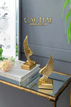 Maison Couture - Tượng Chặn Sách Cánh Thiên Thần - Gabriel Angel Wings 15x15x7.5-TƯỢNG TRANG TRÍ-CẬU HAI HOME DECOR
