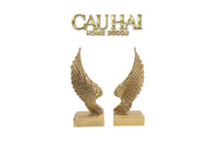 Maison Couture - Tượng Chặn Sách Cánh Thiên Thần - Gabriel Angel Wings 15x15x7.5-TƯỢNG TRANG TRÍ-CẬU HAI HOME DECOR