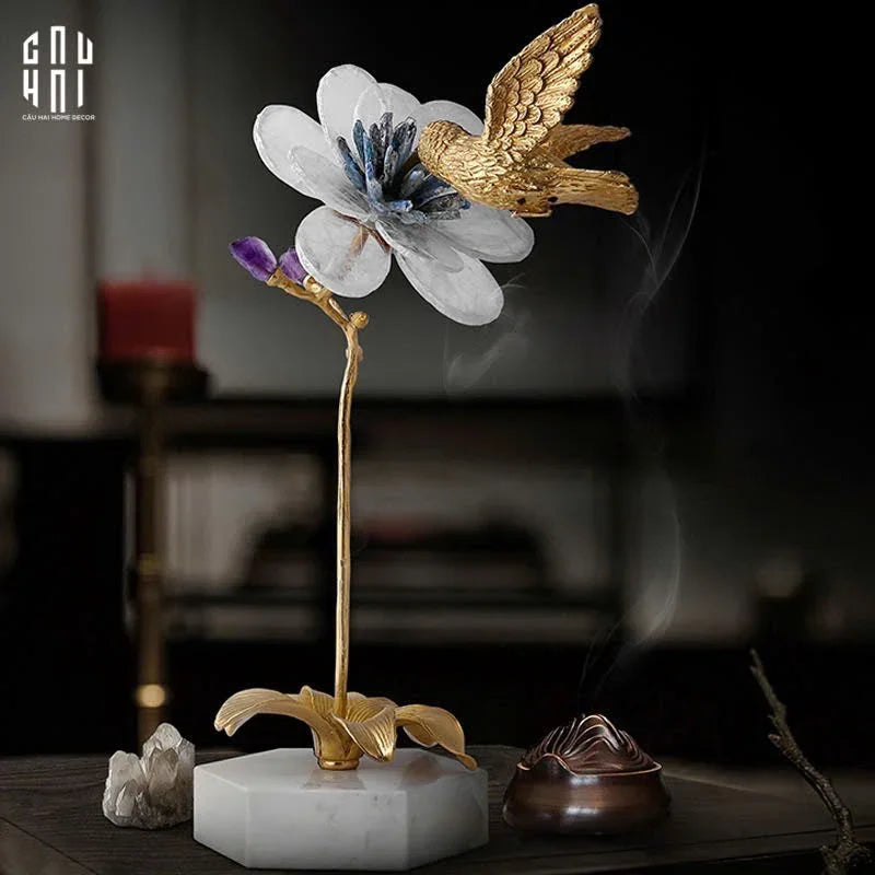 Maison Couture - Tượng Chim Hoàng Yến Embrace Canari Ss25-TƯỢNG TRANG TRÍ-CẬU HAI HOME DECOR