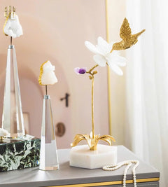 Maison Couture - Tượng Chim Hoàng Yến Embrace Canari Ss25-TƯỢNG TRANG TRÍ-CẬU HAI HOME DECOR