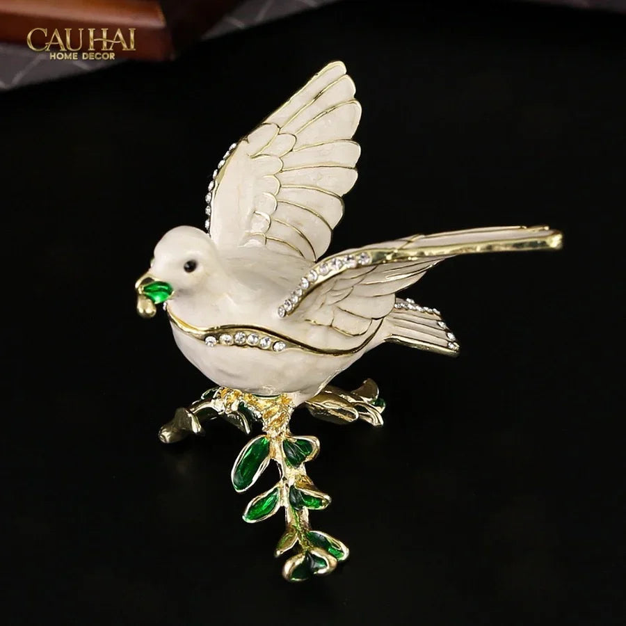 Maison Couture - Tượng Chim Persian Jewelry Box Avian Bijoux-TƯỢNG TRANG TRÍ-CẬU HAI HOME DECOR