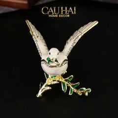 Maison Couture - Tượng Chim Persian Jewelry Box Avian Bijoux-TƯỢNG TRANG TRÍ-CẬU HAI HOME DECOR