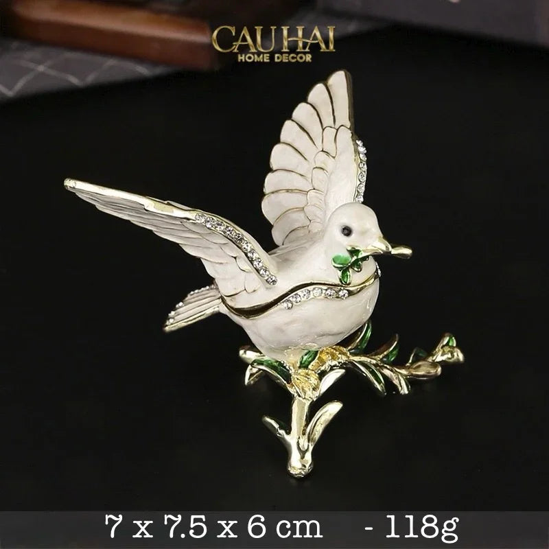 Maison Couture - Tượng Chim Persian Jewelry Box Avian Bijoux-TƯỢNG TRANG TRÍ-CẬU HAI HOME DECOR