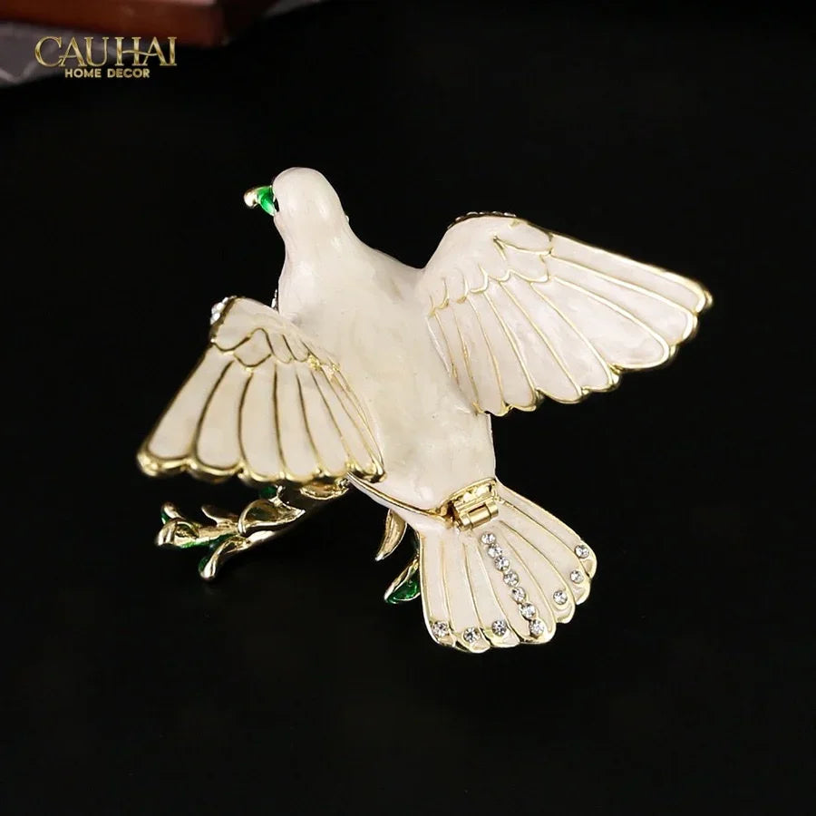 Maison Couture - Tượng Chim Persian Jewelry Box Avian Bijoux-TƯỢNG TRANG TRÍ-CẬU HAI HOME DECOR