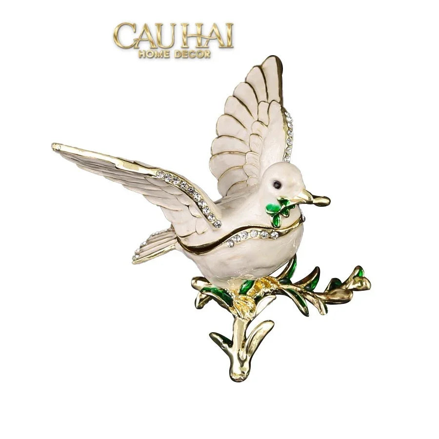 Maison Couture - Tượng Chim Persian Jewelry Box Avian Bijoux-TƯỢNG TRANG TRÍ-CẬU HAI HOME DECOR