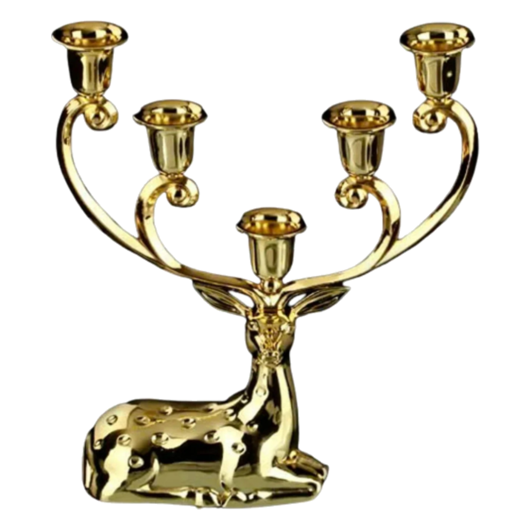Maison Couture - Tượng Đế Nến Hươu Sừng Nằm Royal Antler Impérial - CẬU HAI HOME DECOR