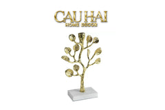Maison Couture - Tượng Đế Nến Nhánh Cây Trang Trí Bằng Đồng Elysian Divinity Aquarium Branch H27-TƯỢNG TRANG TRÍ-CẬU HAI HOME DECOR