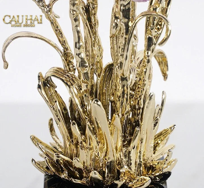 Maison Couture - Tượng Đồng Lúa Mì Brasson Épi Doré Amethyst Harvest House H100-TƯỢNG TRANG TRÍ-CẬU HAI HOME DECOR