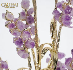 Maison Couture - Tượng Đồng Lúa Mì Brasson Épi Doré Amethyst Harvest House H100-TƯỢNG TRANG TRÍ-CẬU HAI HOME DECOR