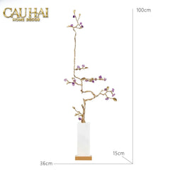 Maison Couture - Tượng Đồng Lúa Mì Brasson Épi Doré Amethyst Harvest House H100-TƯỢNG TRANG TRÍ-CẬU HAI HOME DECOR