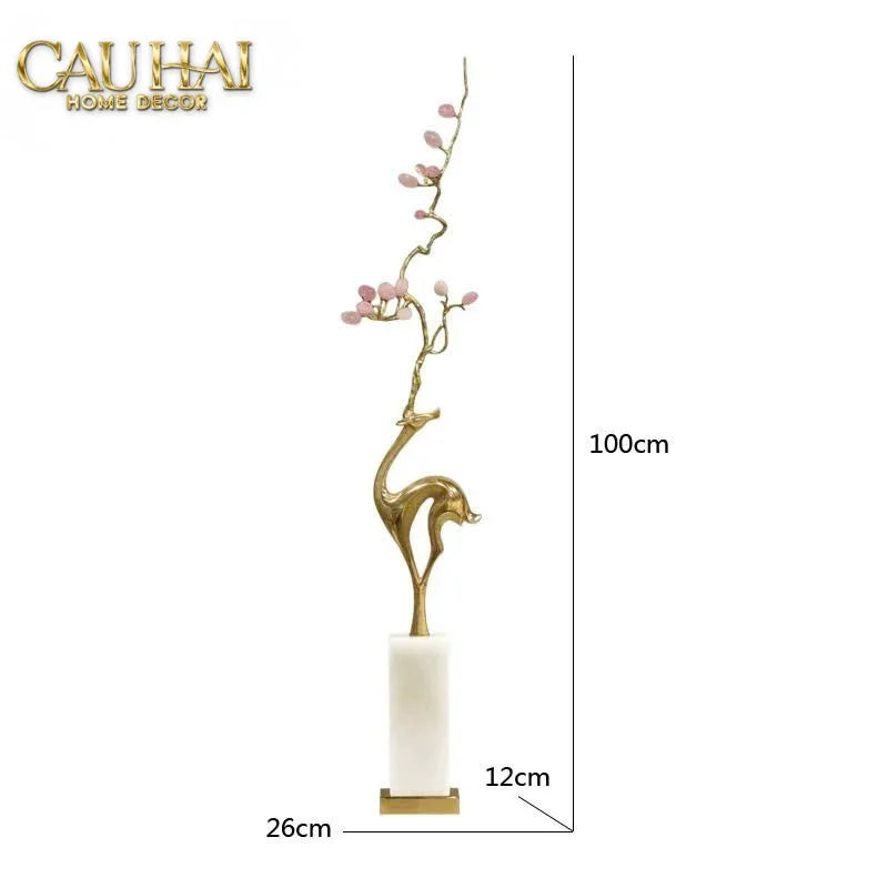 Maison Couture - Tượng Đồng Lúa Mì Brasson Épi Doré Amethyst Harvest House H100-TƯỢNG TRANG TRÍ-CẬU HAI HOME DECOR