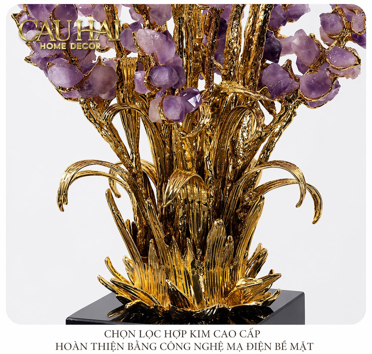 Maison Couture - Tượng Đồng Lúa Mì Brasson Épi Doré Amethyst Harvest House H100-TƯỢNG TRANG TRÍ-CẬU HAI HOME DECOR