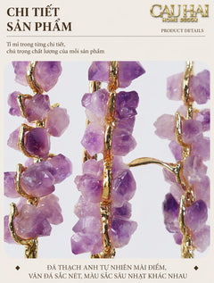 Maison Couture - Tượng Đồng Lúa Mì Brasson Épi Doré Amethyst Harvest House H100-TƯỢNG TRANG TRÍ-CẬU HAI HOME DECOR
