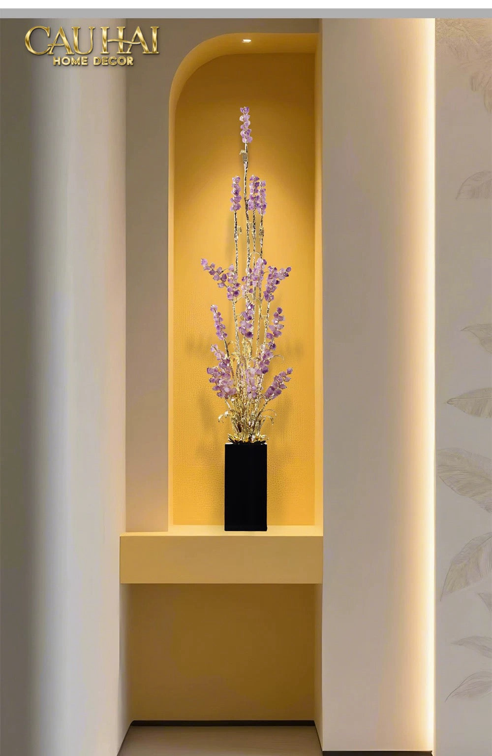 Maison Couture - Tượng Đồng Lúa Mì Brasson Épi Doré Amethyst Harvest House H100-TƯỢNG TRANG TRÍ-CẬU HAI HOME DECOR
