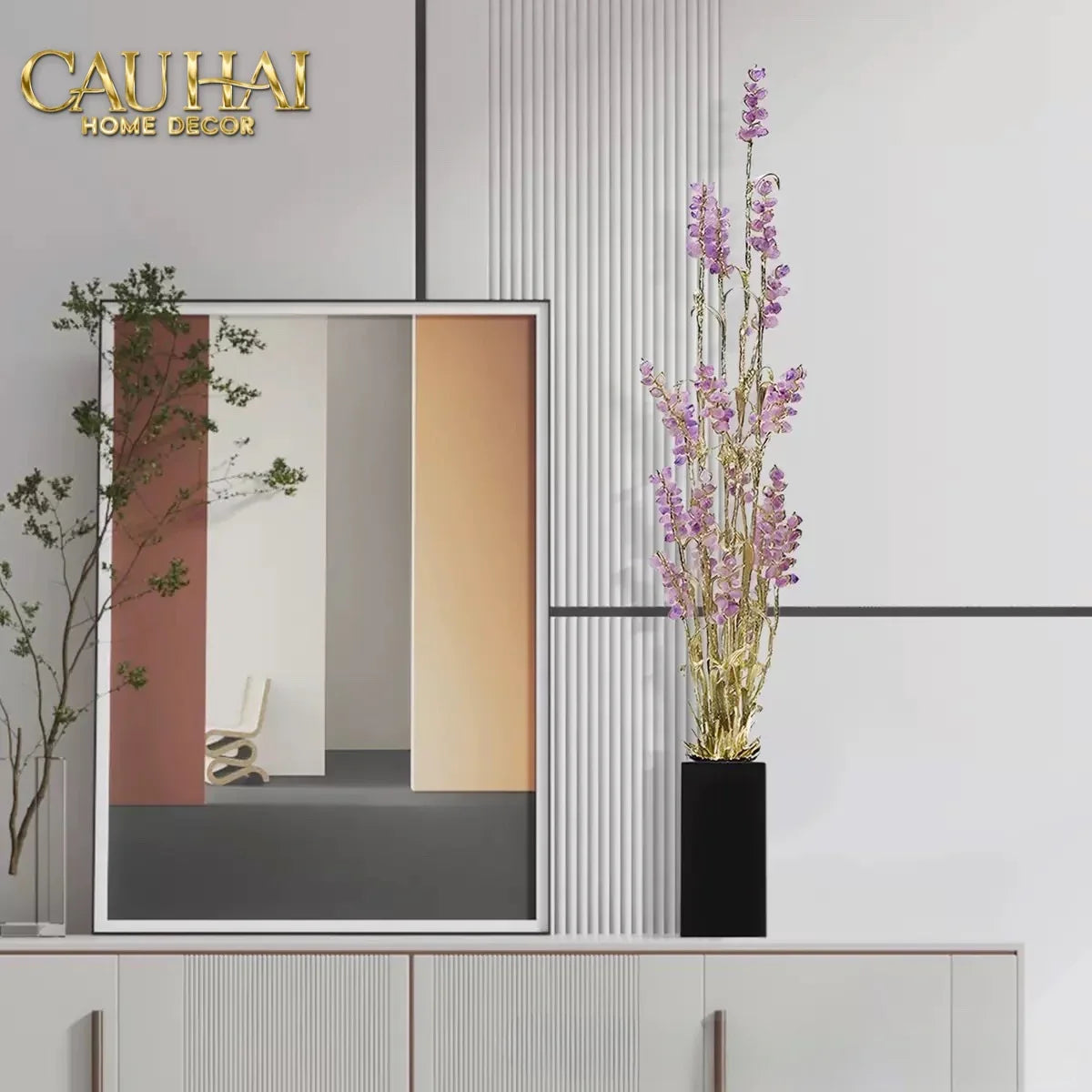 Maison Couture - Tượng Đồng Lúa Mì Brasson Épi Doré Amethyst Harvest House H100-TƯỢNG TRANG TRÍ-CẬU HAI HOME DECOR