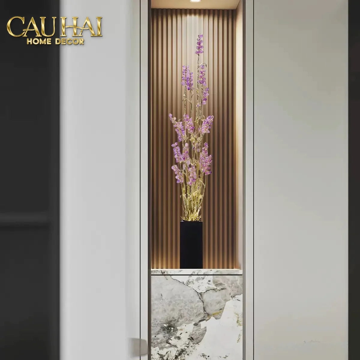 Maison Couture - Tượng Đồng Lúa Mì Brasson Épi Doré Amethyst Harvest House H100-TƯỢNG TRANG TRÍ-CẬU HAI HOME DECOR