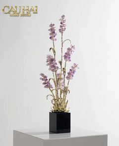 Maison Couture - Tượng Đồng Lúa Mì Brasson Épi Doré Amethyst Harvest House H100-TƯỢNG TRANG TRÍ-CẬU HAI HOME DECOR